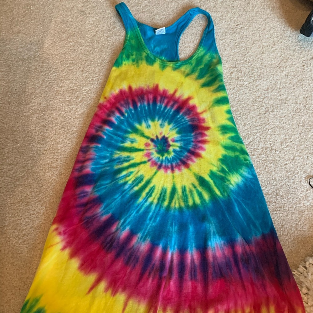 tie dye tshirt dress